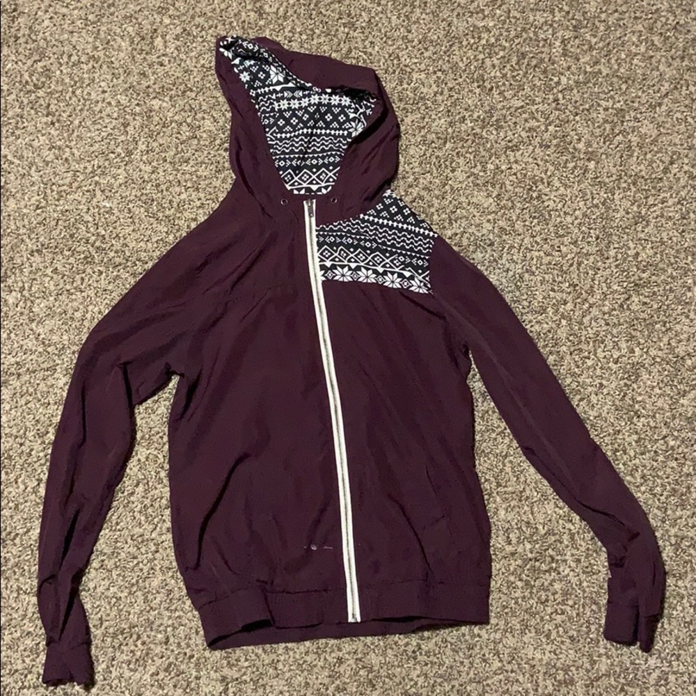 Maroon Bomber Jacket